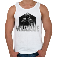 PRINTFASHION Warzone - Férfi atléta - Fehér