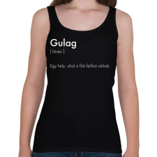 PRINTFASHION Warzone Gulag - Női atléta - Fekete női trikó