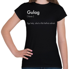 PRINTFASHION Warzone Gulag - Női póló - Fekete női póló