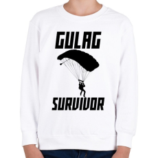 PRINTFASHION Warzone: Gulag Survivor - Gyerek pulóver - Fehér