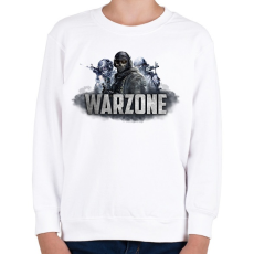 PRINTFASHION Warzone - Gyerek pulóver - Fehér
