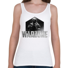 PRINTFASHION Warzone - Női atléta - Fehér női trikó