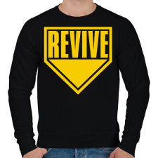 PRINTFASHION Warzone Revive - Férfi pulóver - Fekete férfi pulóver, kardigán