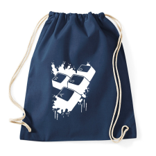 PRINTFASHION wasd - Sportzsák, Tornazsák - Sötétkék tornazsák