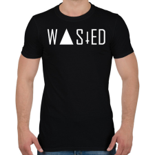 PRINTFASHION Wasted  - Férfi póló - Fekete férfi póló