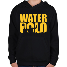 PRINTFASHION Water polo - Vízilabda - Gyerek kapucnis pulóver - Fekete