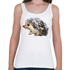 PRINTFASHION Watercolor Hedgehog - Női atléta - Fehér