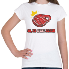 PRINTFASHION We meat again - Női póló - Fehér női póló