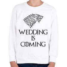 PRINTFASHION Wedding is Coming - Gyerek pulóver - Fehér gyerek pulóver, kardigán