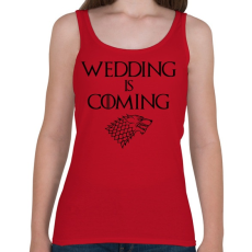 PRINTFASHION Wedding is coming  - Női atléta - Cseresznyepiros