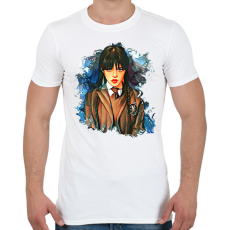 PRINTFASHION Wednesday Addams Family - Férfi póló - Fehér