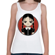 PRINTFASHION Wednesday - Addams Family  - Női atléta - Fehér női trikó