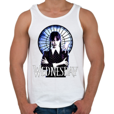 PRINTFASHION Wednesday art 2 - Férfi atléta - Fehér