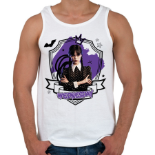 PRINTFASHION Wednesday firka - Férfi atléta - Fehér atléta, trikó