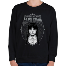 PRINTFASHION Wednesday - Gyerek pulóver - Fekete