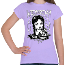 PRINTFASHION Wednesday not today 2 - Női póló - Viola női póló