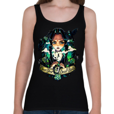 PRINTFASHION Wednesday over your dead body - Női atléta - Fekete női trikó