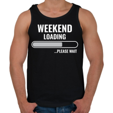 PRINTFASHION Weekend - Férfi atléta - Fekete atléta, trikó