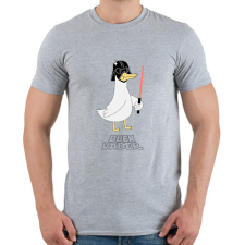 PRINTFASHION Welcome to the duck side - Férfi póló - Sport szürke férfi póló
