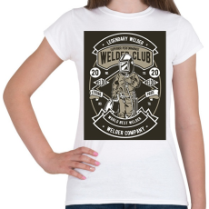 PRINTFASHION Welder club - Női póló - Fehér