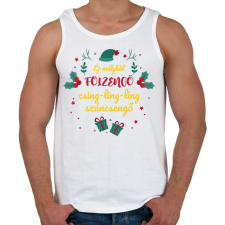 PRINTFASHION Weöres Sándor - Száncsengő - Férfi atléta - Fehér atléta, trikó