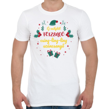 PRINTFASHION Weöres Sándor - Száncsengő - Férfi póló - Fehér férfi póló