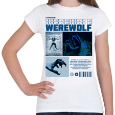 PRINTFASHION Werewolf - Női póló - Fehér női póló
