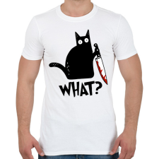 PRINTFASHION What? - Férfi póló - Fehér férfi póló