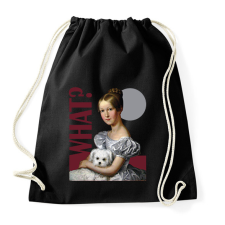 PRINTFASHION What? - Festmény - Sportzsák, Tornazsák - Fekete tornazsák