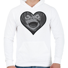 PRINTFASHION When They Cry - Férfi kapucnis pulóver - Fehér
