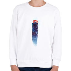 PRINTFASHION Where do we go now - Gyerek pulóver - Fehér