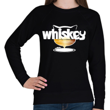 PRINTFASHION whiskas whiskey - Női pulóver - Fekete női pulóver, kardigán