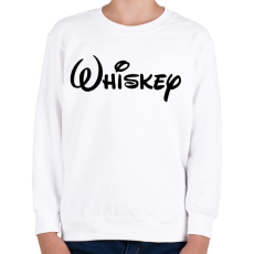 PRINTFASHION Whiskey - Gyerek pulóver - Fehér