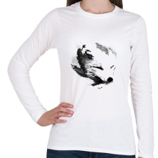 PRINTFASHION White fox - Női hosszú ujjú póló - Fehér női póló