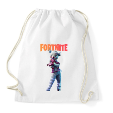 PRINTFASHION White teddy bear Fortnite - Sportzsák, Tornazsák - Fehér tornazsák