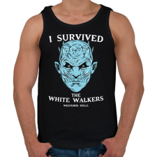 PRINTFASHION White Walkers - Férfi atléta - Fekete atléta, trikó