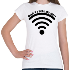 PRINTFASHION Wifi - páros1 - Női póló - Fehér