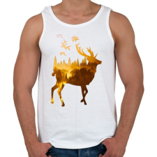 PRINTFASHION wild life - Férfi atléta - Fehér atléta, trikó