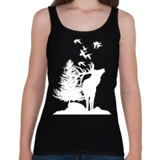 PRINTFASHION wild life - Női atléta - Fekete