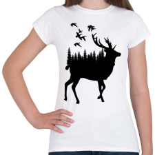 PRINTFASHION wild life - Női póló - Fehér női póló