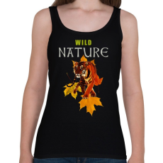 PRINTFASHION WILD NATURE TIGER - Női atléta - Fekete