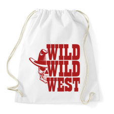 PRINTFASHION Wild wild west - Sportzsák, Tornazsák - Fehér tornazsák