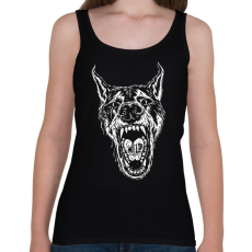 PRINTFASHION Wild wolf - Női atléta - Fekete