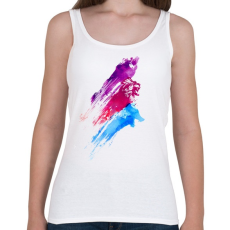 PRINTFASHION Wildcolours - Női atléta - Fehér