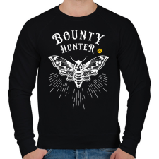 PRINTFASHION WildRaccooN®_BountyHunter - Férfi pulóver - Fekete férfi pulóver, kardigán