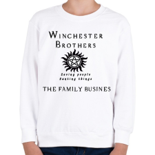 PRINTFASHION WINCHESTER BROTHERS - Gyerek pulóver - Fehér gyerek pulóver, kardigán