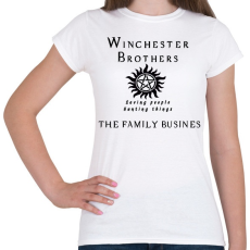 PRINTFASHION WINCHESTER BROTHERS - Női póló - Fehér