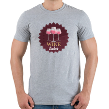 PRINTFASHION Wine dealer - Férfi póló - Sport szürke férfi póló