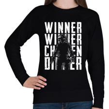 PRINTFASHION Winner Winner Chicken Dinner - Női pulóver - Fekete női pulóver, kardigán