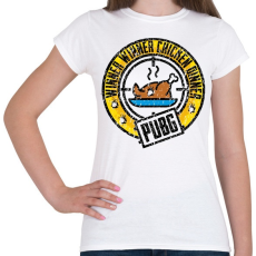 PRINTFASHION WinnerWinnerChickenDinner - Női póló - Fehér